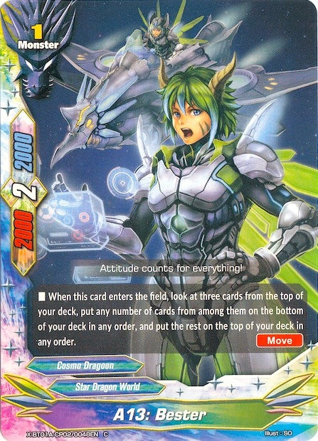 Image for A13: Bester (Crossing Generations) (X-BT01A-CP02/0048EN) - Future Card BuddyFight