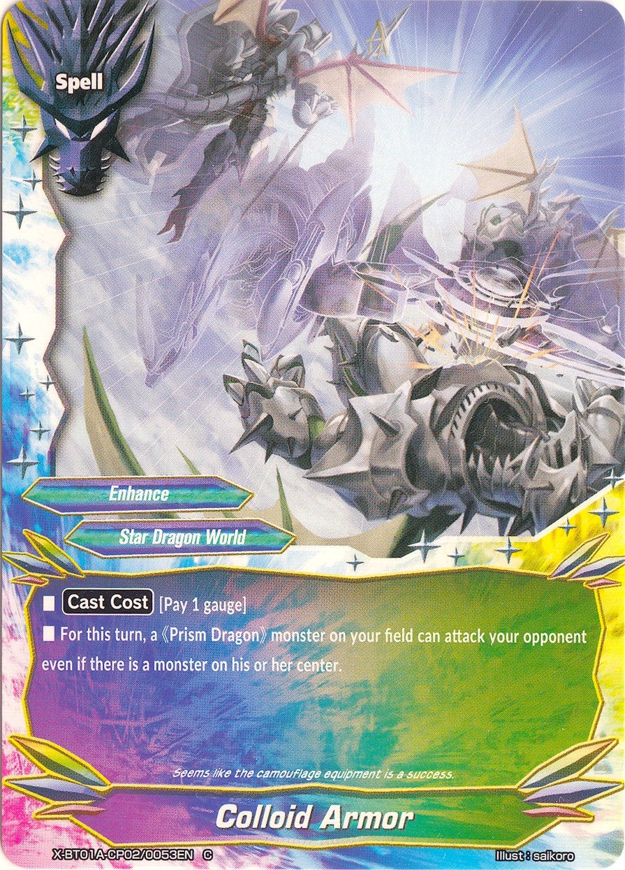 Image for Colloid Armor (Crossing Generations) (X-BT01A-CP02/0053EN) - Future Card BuddyFight