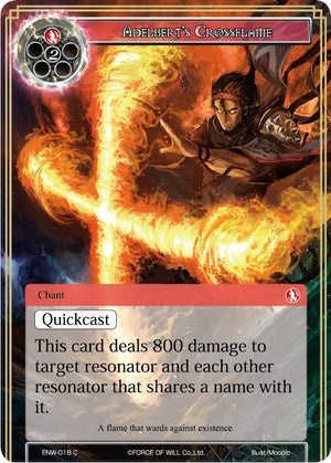 Image for Adelbert's Crossflame (Echoes of the New World) (ENW-018) - Force of Will