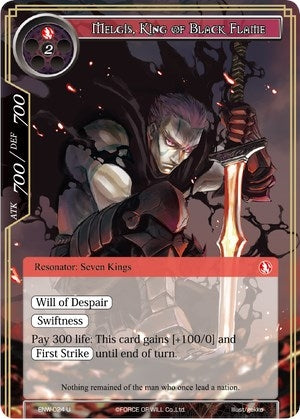 Image for Melgis, King of Black Flame (Echoes of the New World) (ENW-024) - Force of Will