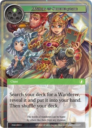 Image for Words of Scheherazade (Echoes of the New World) (ENW-066) - Force of Will