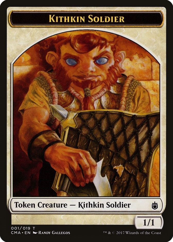 Image for Kithkin Soldier Token (001) (Commander Anthology) (1) - Magic: The Gathering