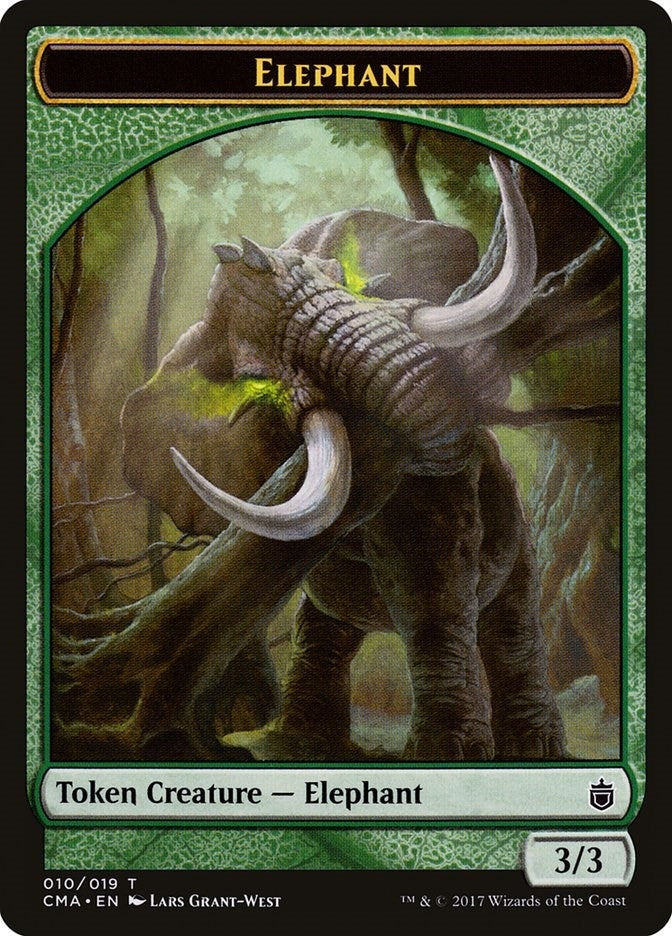 Image for Elephant Token (010) (Commander Anthology) (10) - Magic: The Gathering