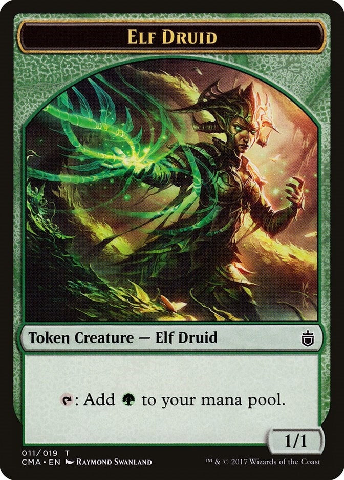 Image for Elf Druid Token (011) (Commander Anthology) (11) - Magic: The Gathering
