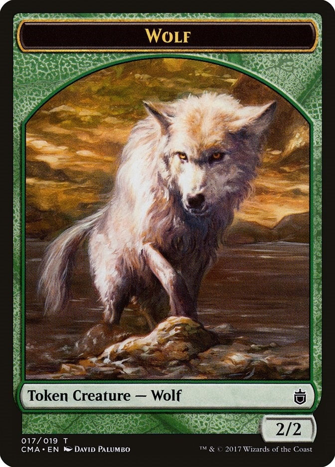 Image for Wolf Token (017) (Commander Anthology) (17) - Magic: The Gathering