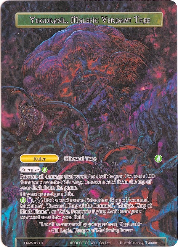 Image for Yggdrasil, Malefic Verdant Tree (Full Art) (Echoes of the New World) (ENW-068) - Force of Will