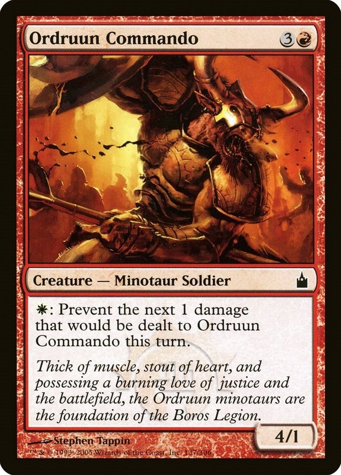 Image for Ordruun Commando (Ravnica: City of Guilds) (137) - Magic: The Gathering