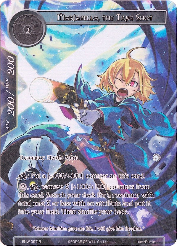 Image for Mariabella, the True Shot (Full Art) (Echoes of the New World) (ENW-097) - Force of Will