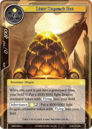 Image for Light Dragon's Egg (Echoes of the New World) (ENW-006) - Force of Will