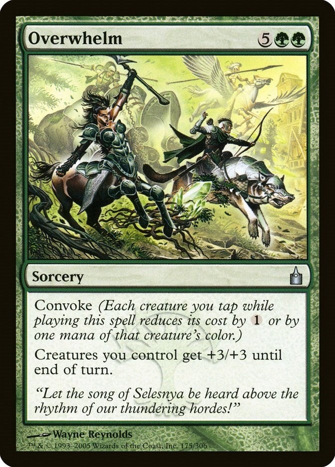 Image for Overwhelm (Ravnica: City of Guilds) (175) - Magic: The Gathering