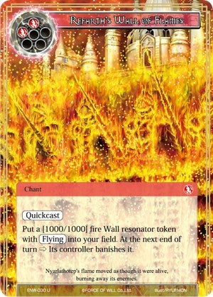 Image for Refarth's Wall of Flames (Echoes of the New World) (ENW-030) - Force of Will