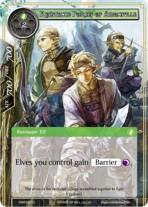 Image for Resistance Forces of Amonsulle (Echoes of the New World) (ENW-061) - Force of Will