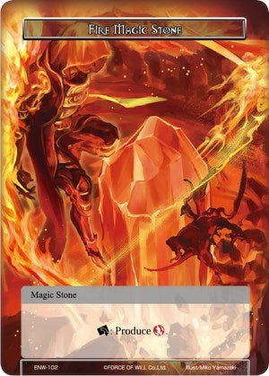 Image for Fire Magic Stone (Echoes of the New World) (ENW-102) - Force of Will
