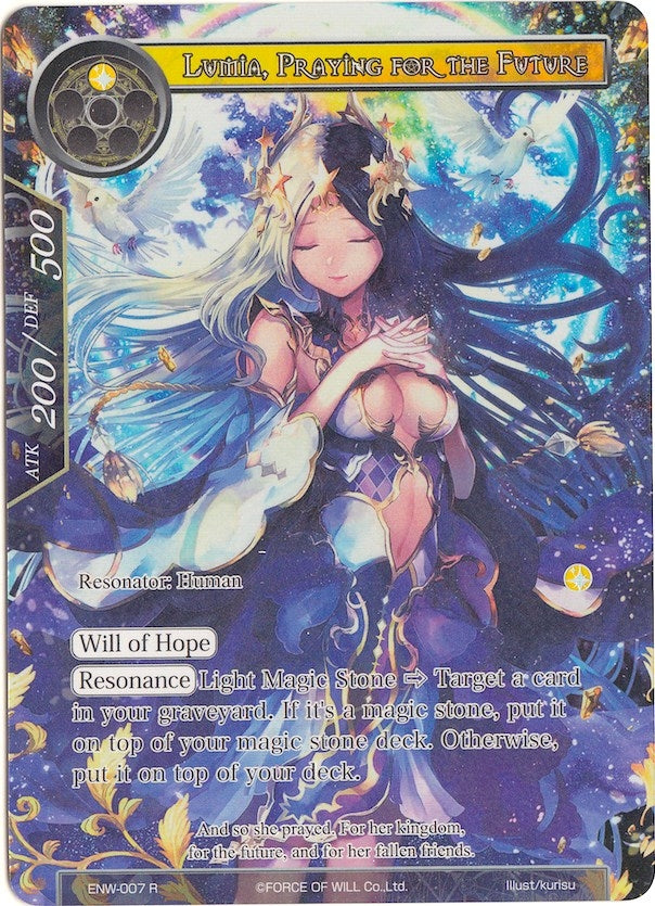 Image for Lumia, Praying for the Future (Full Art) (Echoes of the New World) (ENW-007) - Force of Will