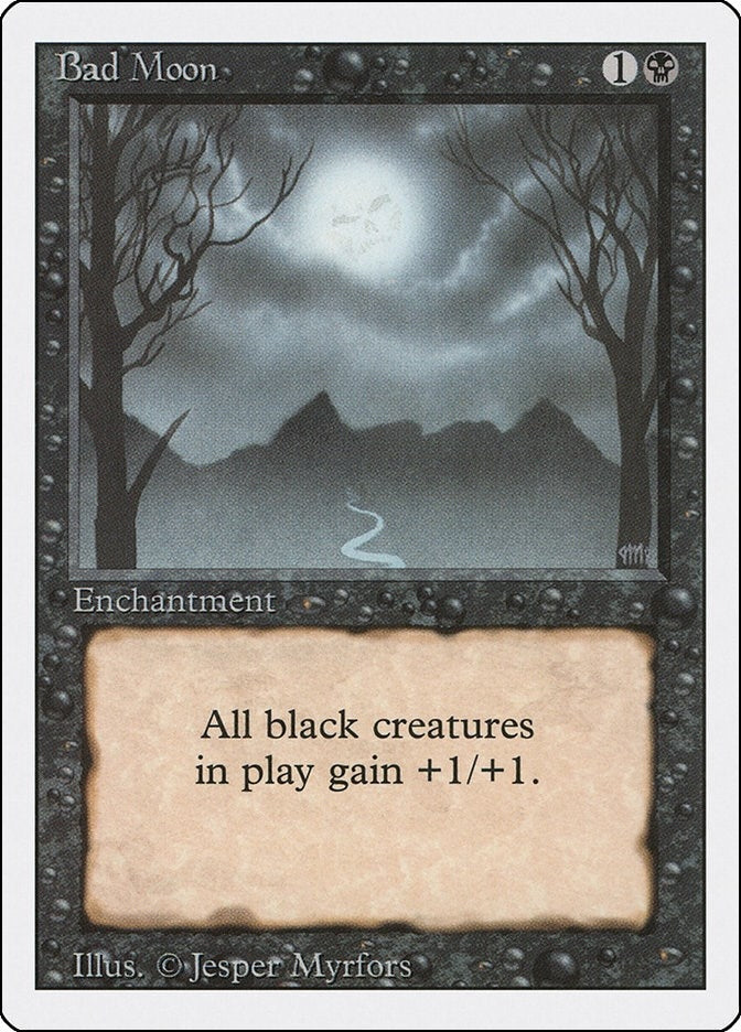 Image for Bad Moon (Revised Edition) - Magic: The Gathering