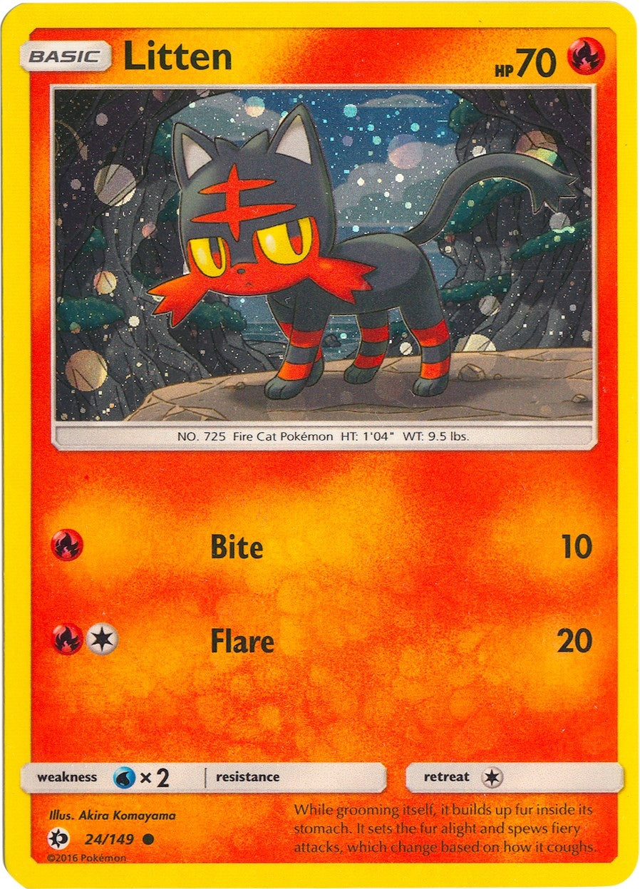Image for Litten - 24/149 (Cosmos Holo) (Miscellaneous Cards & Products) (024/149) - Pokemon