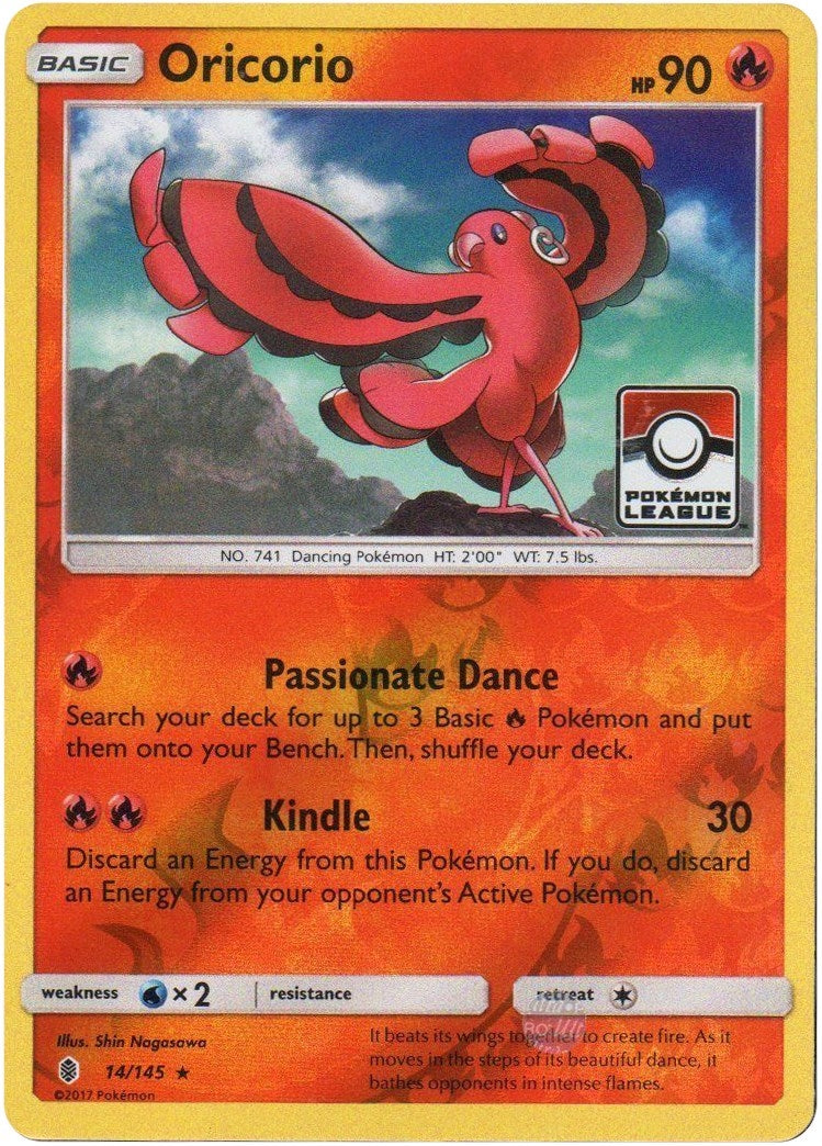 Image for Oricorio - 14/145 (Pokemon League) (League & Championship Cards) (014/145) - Pokemon