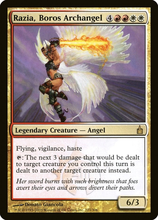 Image for Razia, Boros Archangel (Ravnica: City of Guilds) (223) - Magic: The Gathering