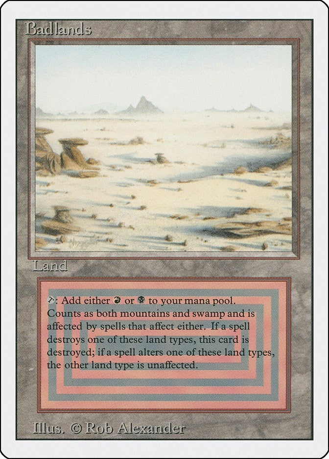 Image for Badlands (Revised Edition) - Magic: The Gathering