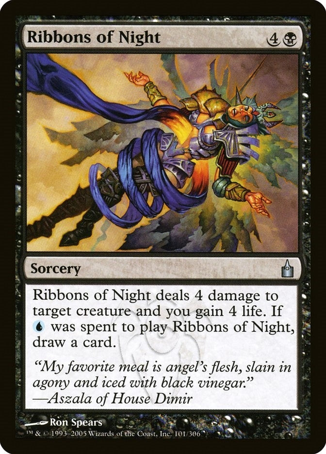 Image for Ribbons of Night (Ravnica: City of Guilds) (101) - Magic: The Gathering