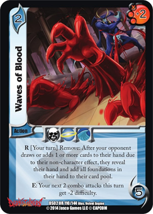 Image for Waves of Blood (Darkstalkers: Warriors of the Night) (110) - UniVersus