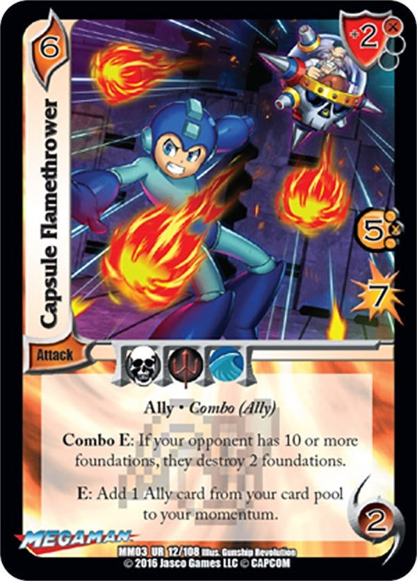 Image for Capsule Flamethrower (Mega Man: Battle for Power) (12) - UniVersus