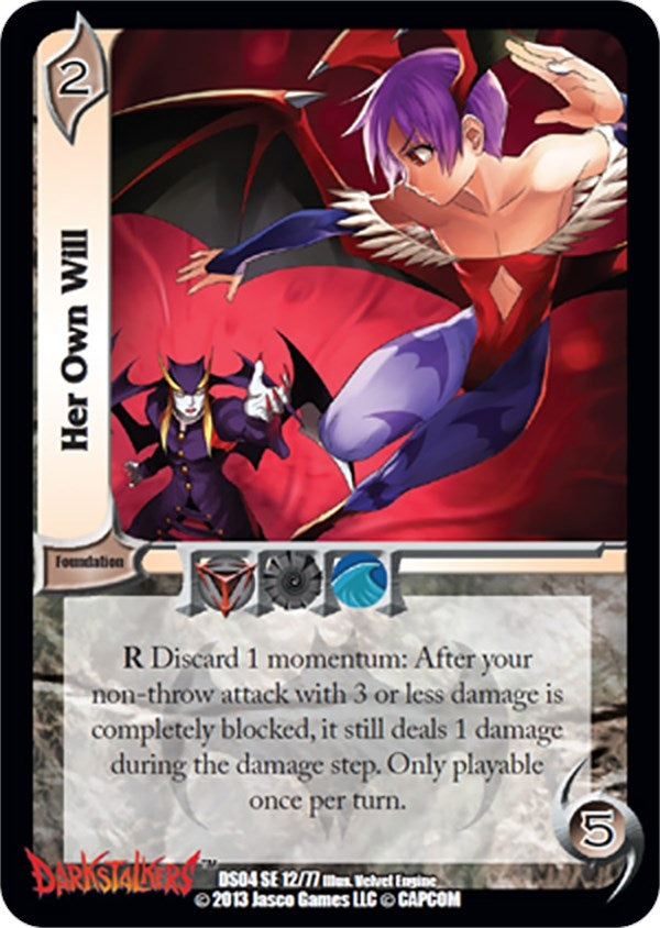 Image for Her Own Will (Darkstalkers: Collector's Tins) (12) - UniVersus