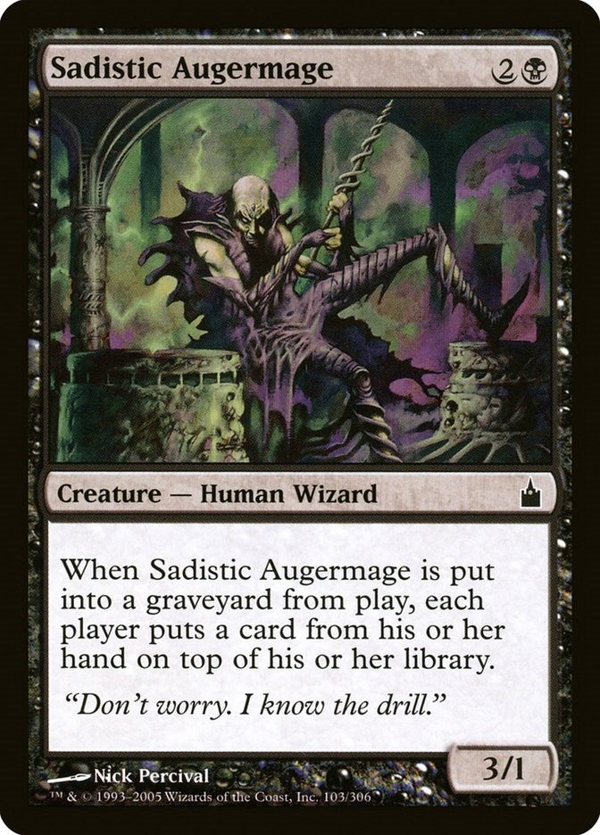 Image for Sadistic Augermage (Ravnica: City of Guilds) (103) - Magic: The Gathering