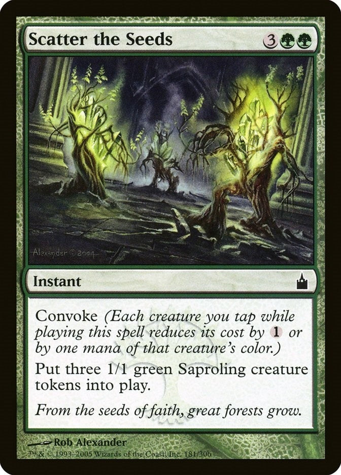 Image for Scatter the Seeds (Ravnica: City of Guilds) (181) - Magic: The Gathering