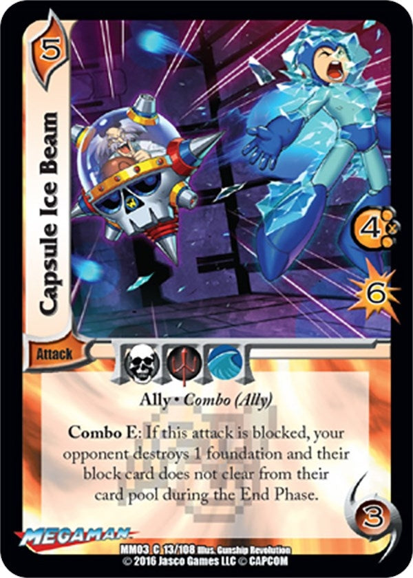 Image for Capsule Ice Beam (Mega Man: Battle for Power) (13) - UniVersus