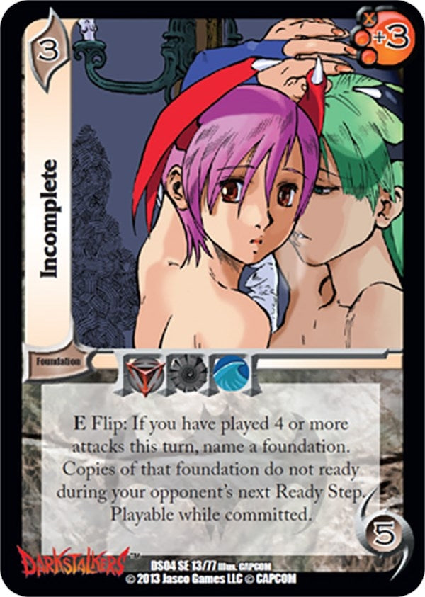 Image for Incomplete (Darkstalkers: Collector's Tins) (13) - UniVersus