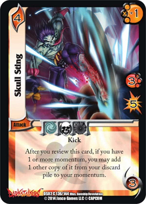 Image for Skull Sting (Darkstalkers: Warriors of the Night) (136) - UniVersus