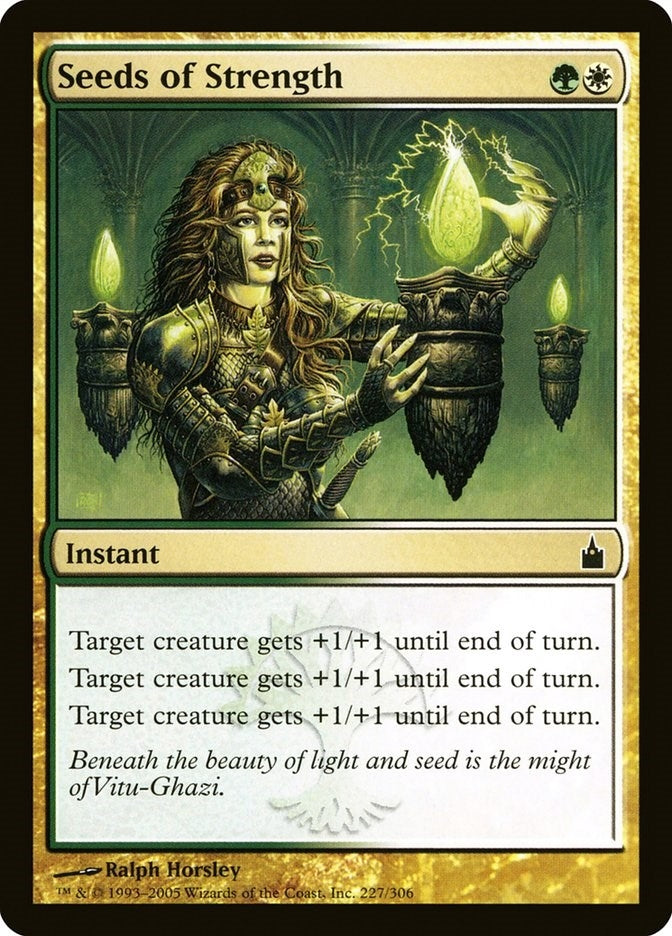 Image for Seeds of Strength (Ravnica: City of Guilds) (227) - Magic: The Gathering