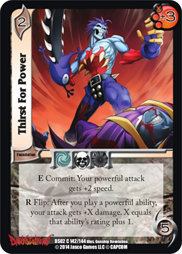 Image for Thirst for Power (Darkstalkers: Warriors of the Night) (142) - UniVersus