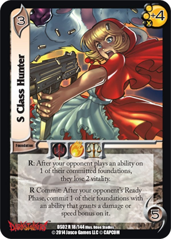 Image for S Class Hunter (Darkstalkers: Warriors of the Night) (18) - UniVersus