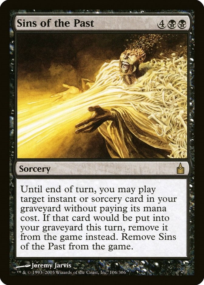 Image for Sins of the Past (Ravnica: City of Guilds) (106) - Magic: The Gathering