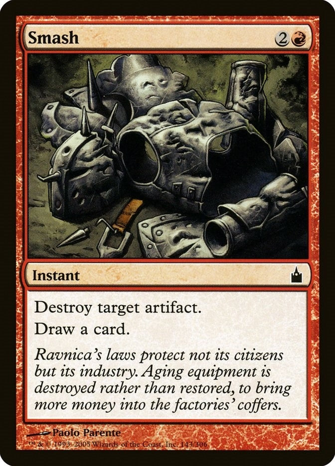Image for Smash (Ravnica: City of Guilds) (143) - Magic: The Gathering