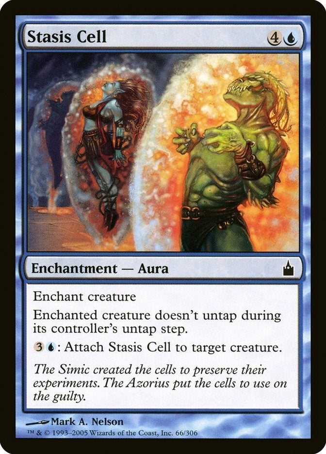 Image for Stasis Cell (Ravnica: City of Guilds) (66) - Magic: The Gathering