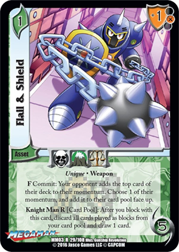 Image for Flail & Shield (Mega Man: Battle for Power) (29) - UniVersus