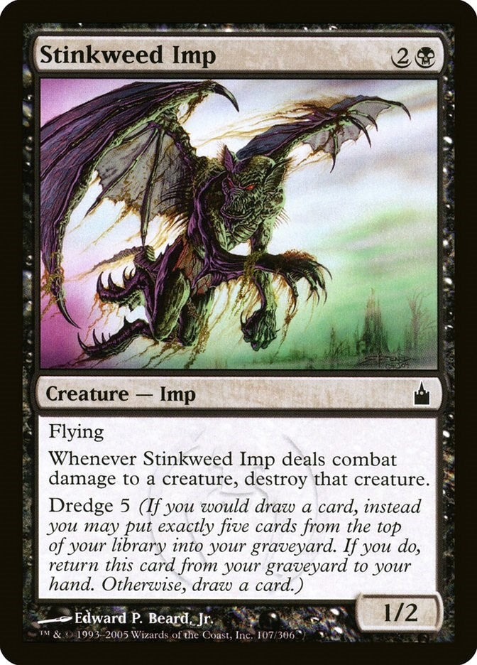 Image for Stinkweed Imp (Ravnica: City of Guilds) (107) - Magic: The Gathering