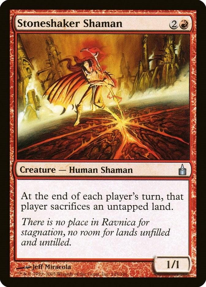 Image for Stoneshaker Shaman (Ravnica: City of Guilds) (145) - Magic: The Gathering