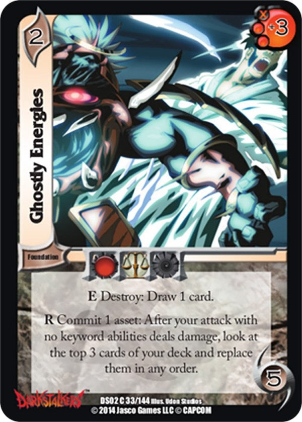 Image for Ghostly Energies (Darkstalkers: Warriors of the Night) (33) - UniVersus