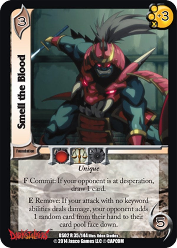 Image for Smell the Blood (Darkstalkers: Warriors of the Night) (35) - UniVersus