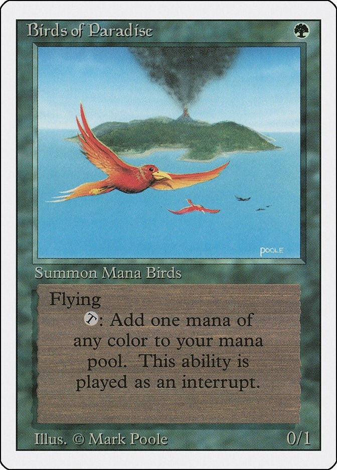 Image for Birds of Paradise (Revised Edition) - Magic: The Gathering