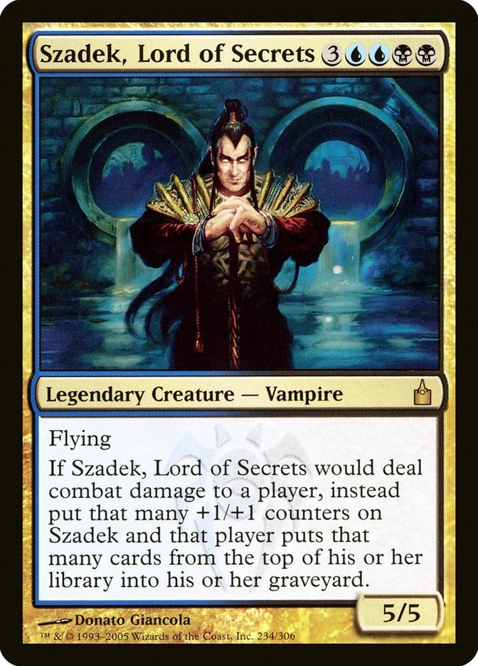 Image for Szadek, Lord of Secrets (Ravnica: City of Guilds) (234) - Magic: The Gathering
