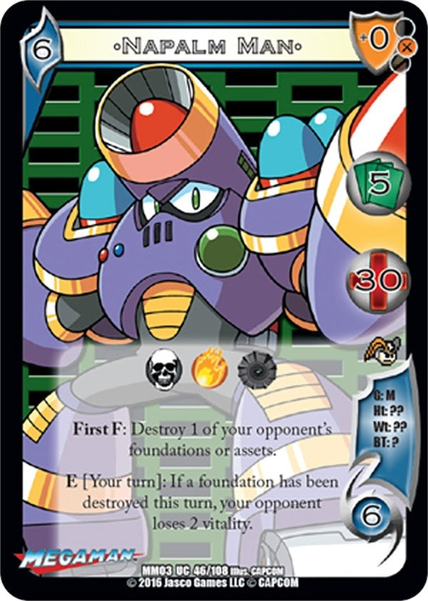 Image for Napalm Man (Mega Man: Battle for Power) (46) - UniVersus