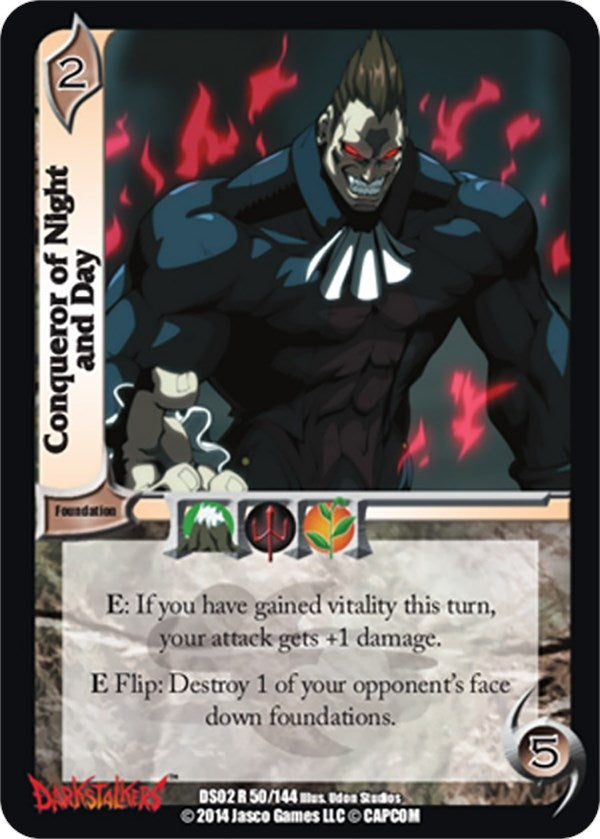 Image for Conqueror of Night and Day (Darkstalkers: Warriors of the Night) (50) - UniVersus
