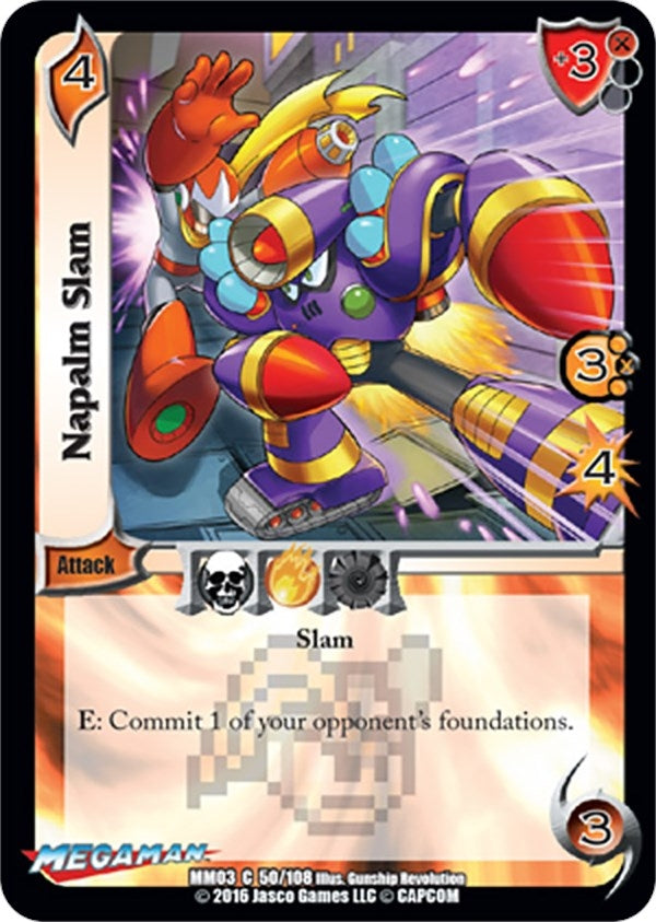 Image for Napalm Slam (Mega Man: Battle for Power) (50) - UniVersus
