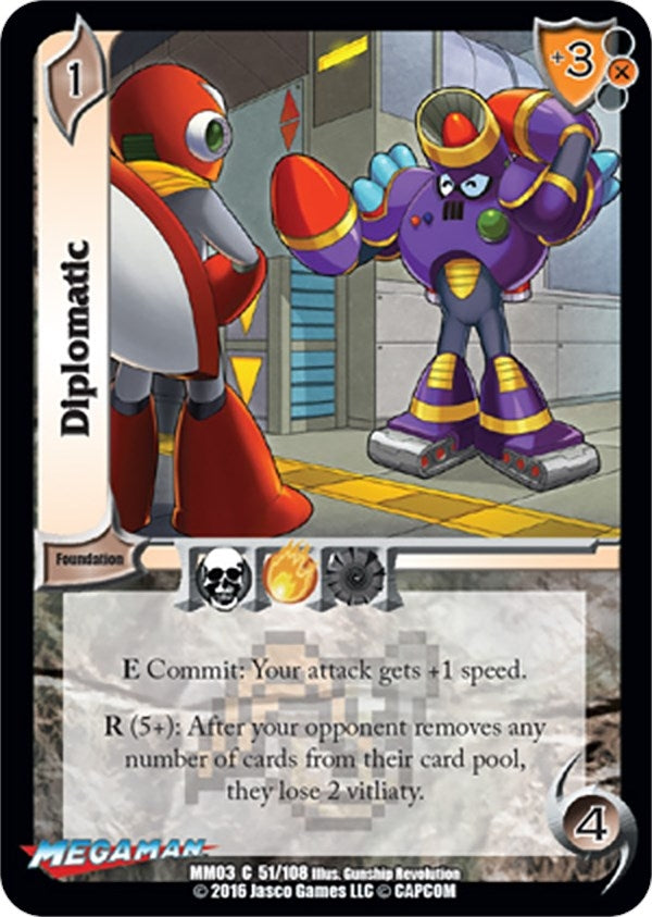Image for Diplomatic (Mega Man: Battle for Power) (51) - UniVersus