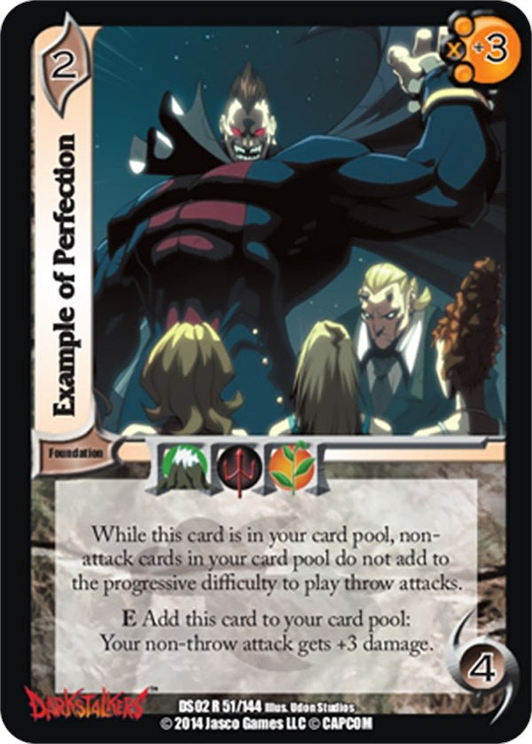 Image for Example of Perfection (Darkstalkers: Warriors of the Night) (51) - UniVersus